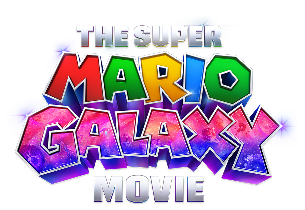 Logo for The Super Mario Galaxy Movie.