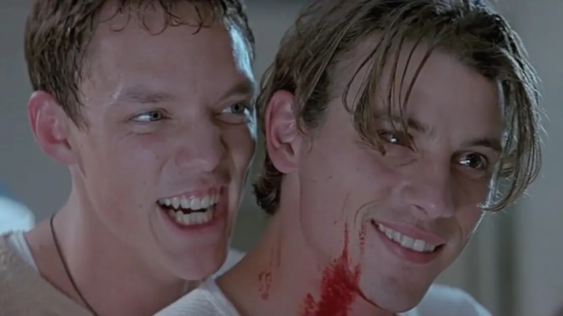 Image of Mathew Lillard and Skeet Ulrich from the movie Scream.